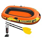 Intex 58357NP - Barca hinchable Explorer Pro 200 con remos e hinchador