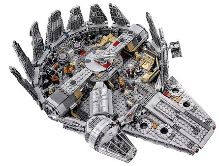 lego star wars halcon milenario