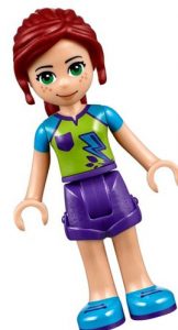 Mia, uno de los personajes principales de Lego Friends