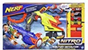 Nerf Nitro – Duelfurry, lanzador para demolición (Hasbro C0817EU40) [OFERTAS]