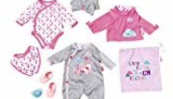 BABY born Deluxe Care and Dress Juego de ropita para muñeca – Accesorios para muñecas (Juego de ropita para muñeca, 3 año(s), Multicolor, 43 cm, Chica, BABY born) [OFERTAS]