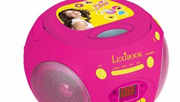 Soy Luna – Reproductor Radio CD Portátil, Color Rosa (Lexibook RCD102SL) [OFERTAS]