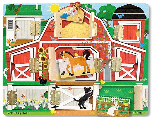 Juego de madera magnético Granja